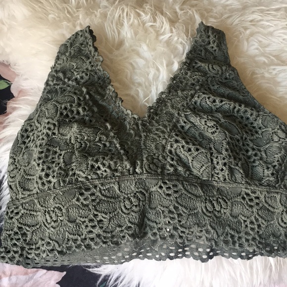 Other - Bralette in olive green MEDIUM